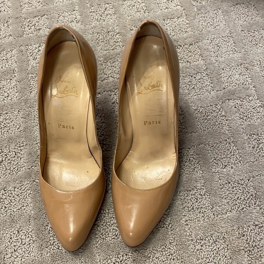 Authentic Christian Louboutin heels. Great for work! I have tan and black! - Picture 3 of 5